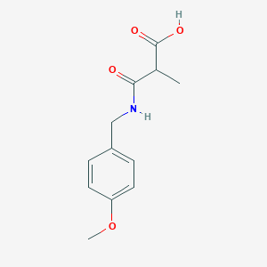 2-methyl-N-(4-methoxy-benzyl)-malonamic acid
