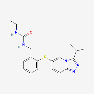 1-Ethyl-3-(2-{[3-(1-Methylethyl)[1,2,4]triazolo[4,3-A]pyridin-6-Yl]sulfanyl}benzyl)urea