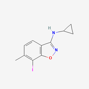 N-cyclopropyl-7-iodo-6-methylbenzo[d]isoxazol-3-amine