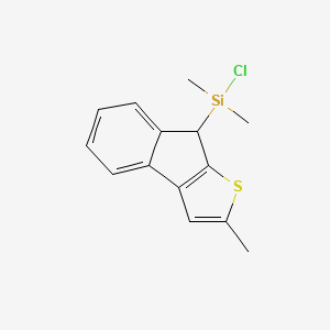 chloro(dimethyl)(2-methyl-8H-indeno[2,1-b]thiophen-8-yl)silane