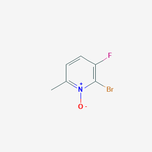 2-Bromo-3-fluoro-6-methylpyridine 1-oxide