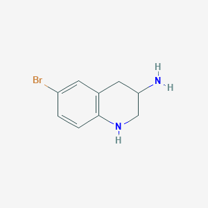 6-Bromo-1,2,3,4-tetrahydro-3-quinolinamine