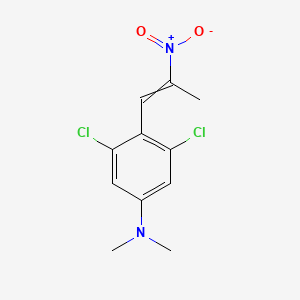 3,5-Dichloro-N,N-dimethyl-4-(2-nitroprop-1-en-1-yl)aniline