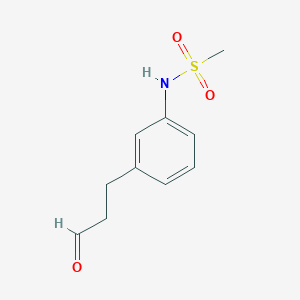 N-[3-(3-Oxo-propyl)-phenyl]-methanesulfonamide