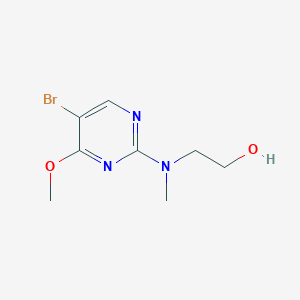 2-[(5-Bromo-4-methoxy-pyrimidin-2-yl)-methyl-amino]-ethanol
