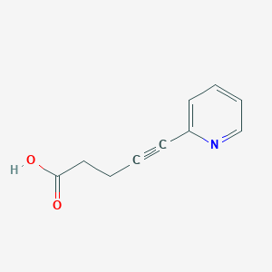 5-(Pyridin-2-yl)pent-4-ynoic acid