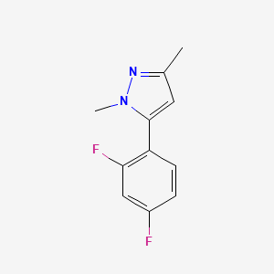 5-(2,4-difluorophenyl)-1,3-dimethyl-1H-pyrazole