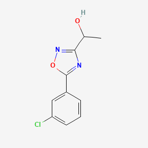 1-[5-(3-Chlorophenyl)-1,2,4-oxadiazol-3-yl]ethanol