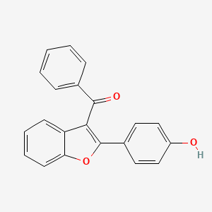 [2-(4-Hydroxyphenyl)-1-benzofuran-3-yl](phenyl)methanone