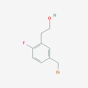 2-(5-(Bromomethyl)-2-fluorophenyl)ethanol