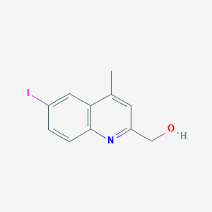 (6-Iodo-4-methylquinolin-2-yl)methanol