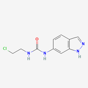 6-[3-(2-Chloroethyl)ureido]indazole