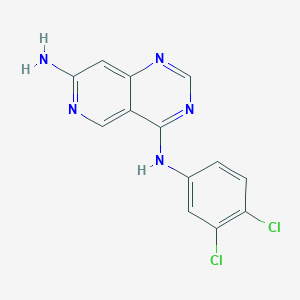 Pyrido[4,3-d]pyrimidine-4,7-diamine,n4-(3,4-dichlorophenyl)-