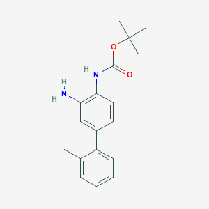 Carbamic acid,(3-amino-2'-methyl[1,1'-biphenyl]-4-yl)-,1,1-dimethylethyl ester