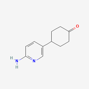 4-(6-Amino-pyridin-3-yl)-cyclohexanone