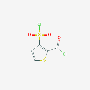 3-Chlorosulfonylthiophene-2-carboxylic acid chloride