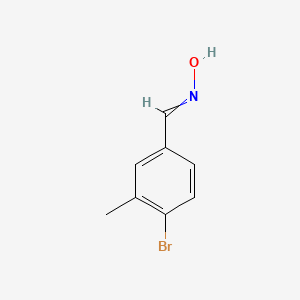 molecular formula C8H8BrNO B8512447 4-Bromo-3-methylbenzaldehyde oxime 