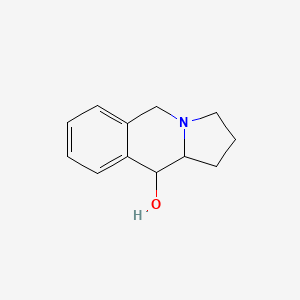 molecular formula C12H15NO B8512537 1,2,3,5,10,10a-Hexahydropyrrolo[1,2-b]isoquinolin-10-ol 
