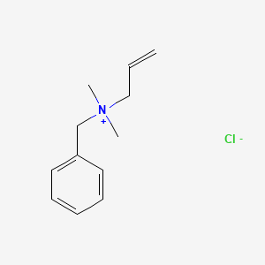 molecular formula C12H18ClN B8512787 Benzenemethanaminium, N,N-dimethyl-N-2-propenyl-, chloride CAS No. 25965-82-6