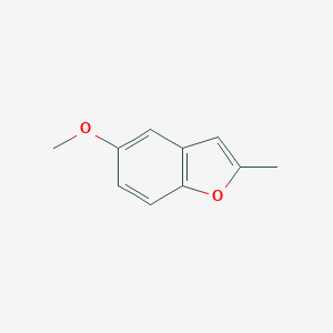 molecular formula C10H10O2 B085128 5-Methoxy-2-methylbenzofuran CAS No. 13391-27-0