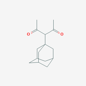 molecular formula C15H22O2 B008513 3-(1-Adamantyl)-2,4-pentanedione CAS No. 102402-84-6