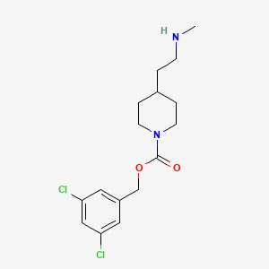 3,5-Dichlorobenzyl 4-(2-(methylamino)ethyl)piperidine-1-carboxylate