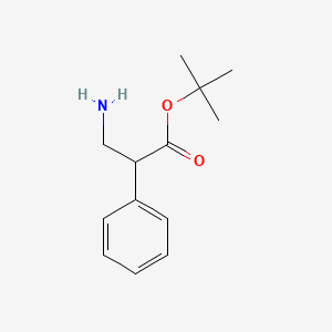 Tert-butyl 3-amino-2-phenylpropanoate