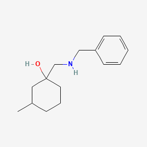 1-[(Benzylamino)methyl]-3-methylcyclohexan-1-ol
