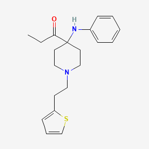 1-Propanone, 1-[4-(phenylamino)-1-[2-(2-thienyl)ethyl]-4-piperidinyl]-