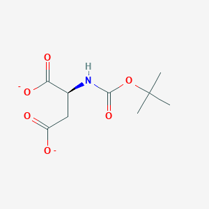 (2S)-2-[(2-methylpropan-2-yl)oxycarbonylamino]butanedioate
