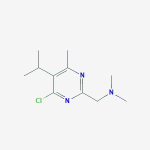 1-(4-chloro-5-isopropyl-6-methylpyrimidin-2-yl)-N,N-dimethylmethanamine