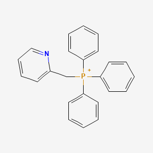 molecular formula C24H21NP+ B8513359 Triphenyl(pyridin-2-ylmethyl)phosphonium CAS No. 71897-61-5