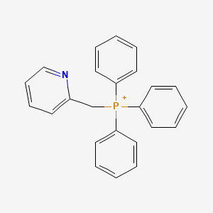 molecular formula C24H21NP+ B8513359 Triphenyl(2-pyridinylmethyl)phosphonium CAS No. 71897-61-5
