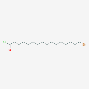molecular formula C16H30BrClO B8513498 16-Bromohexadecanoyl chloride CAS No. 73782-15-7