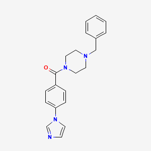 1-[4-(1H-Imidazol-1-yl)benzoyl]-4-benzylpiperazine