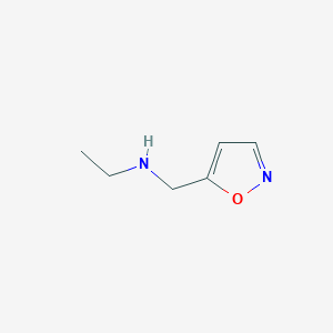 molecular formula C6H10N2O B8513609 Ethyl-isoxazol-5-ylmethyl-amine 