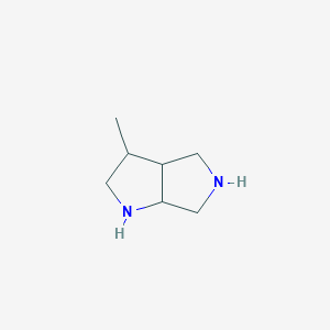 molecular formula C7H14N2 B8513682 4-Methyl-2,7-diazabicyclo[3.3.0]octane 