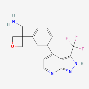 molecular formula C17H15F3N4O B8513715 PKC-theta inhibitor 1 