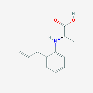 molecular formula C12H15NO2 B8513762 N-(2-allylphenyl)alanine CAS No. 77219-96-6
