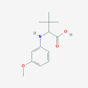 2-(3-Methoxy-phenylamino)-3,3-dimethyl-butyric acid