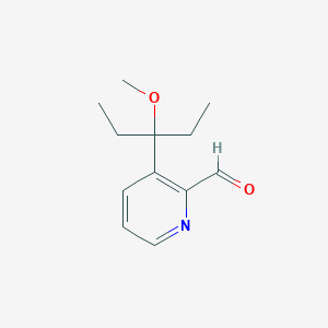 3-(1-Ethyl-1-methoxy-propyl)-pyridine-2-carbaldehyde