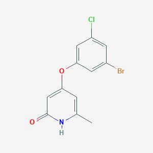 4-(3-bromo-5-chlorophenoxy)-6-methylpyridin-2(1H)-one