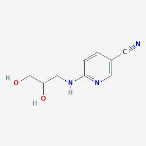 6-[(2,3-Dihydroxypropyl)amino]nicotinonitrile