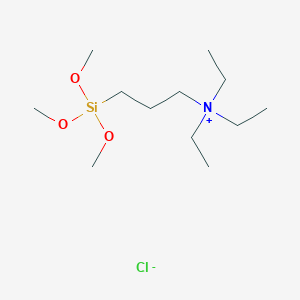 N,N,N-Triethyl-3-(trimethoxysilyl)propan-1-aminium chloride