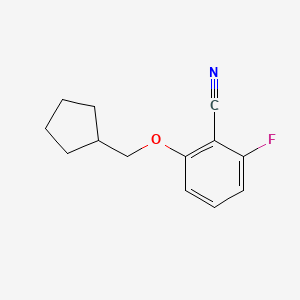 2-Fluoro-6-(cyclopentylmethoxy)benzonitrile