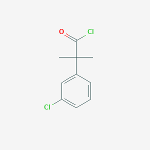 2-(3-Chlorophenyl)-2-methylpropanoyl chloride