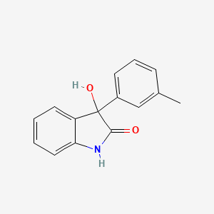 molecular formula C15H13NO2 B8513921 3-Hydroxy-3-(m-tolyl)indolin-2-one 