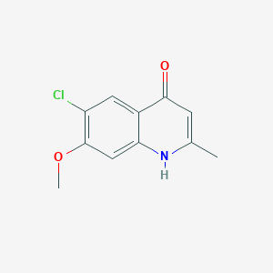 6-chloro-7-methoxy-2-methylquinolin-4(1H)-one