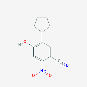 5-Cyclopentyl-4-hydroxy-2-nitrobenzonitrile