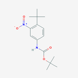 (4-Tert-butyl-3-nitro-phenyl)-carbamic acid tert-butyl ester
